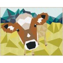 The Cow Abstractions quilt