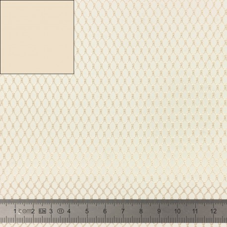 Tissu filet - Mesh fabric - Naturel