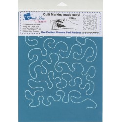 Full Line Stencil Stipple Meander Background