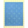 Full Line Stencil Sashiko Stitch Angled 7 Treasures 