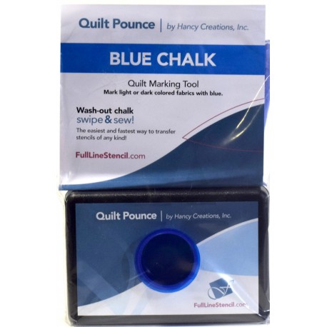 Stencil Chalk Transfer Quilt Pounce Pad Bleu