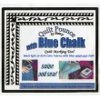 Stencil Chalk Transfer Quilt Pounce Pad Bleu