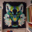 The Wolf Abstractions: Le loup - Violet Craft