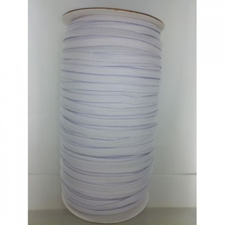 Elastique 7 mm blanc