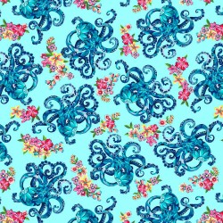 Light Blue Octopus Garden Digital