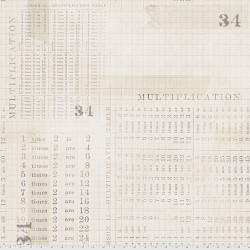 Multiplication Table - Parchment