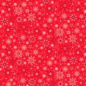 Scandi Snowflakes cram on red