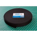 Sangle polypro noire 1 inch