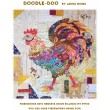 Doodle Doo Rooster Collage Pattern